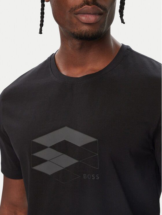 BOSS BOSS Camiseta TS_Network 50579636 Blanco Regular Fit
