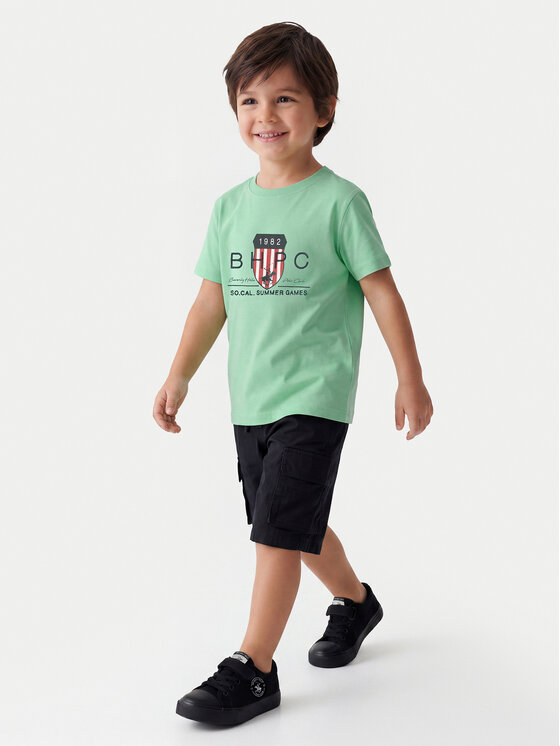 Beverly Hills Polo Club Beverly Hills Polo Club Футболка P-SS26B-TS414011 Зелений Regular Fit