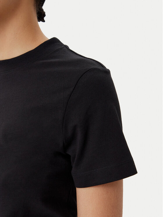Calvin Klein Jeans Calvin Klein Jeans Majica Shadow Graphic J20J225545 Črna Regular Fit