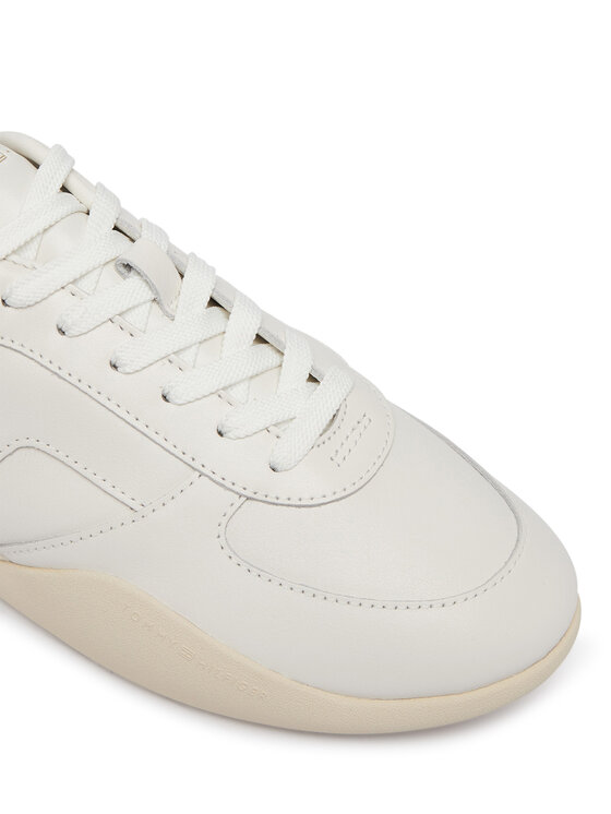 Tommy Hilfiger Αθλητικά Tommy Hilfiger Th Vintage Low Runner Leather FW0FW09485 Λευκό