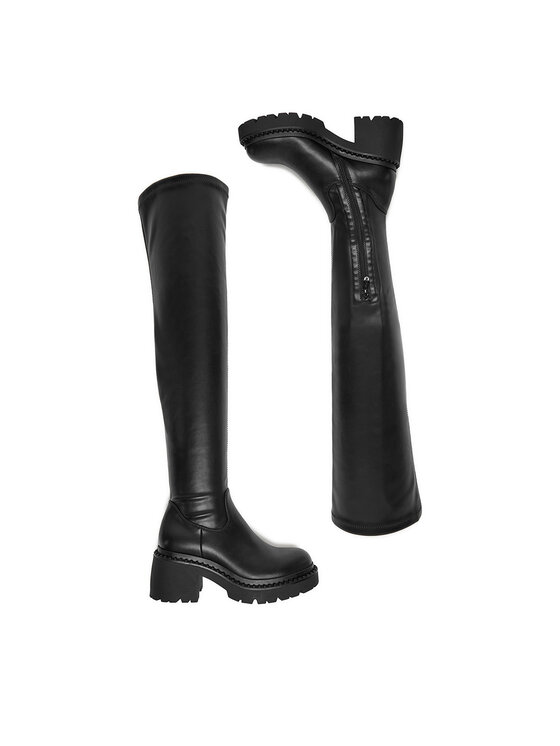 DeeZee Čižmy DeeZee CEO-WS6575-02 Čierna