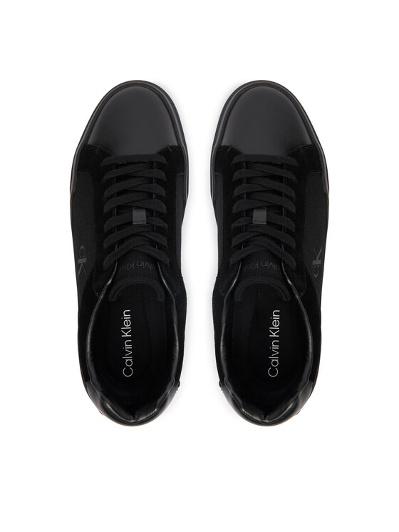 Calvin Klein Сникърси Calvin Klein Chunky Cupsole Laceup Cv Mix HM0HM02238 Черен