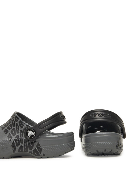 Crocs Šlepetės Crocs Kids Tire Print Classic Clog 211261 Pilka