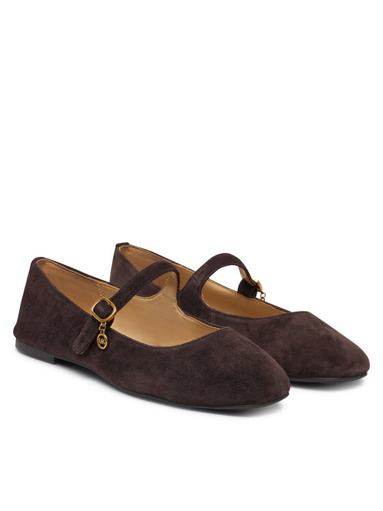 MICHAEL Michael Kors Балеринки MICHAEL Michael Kors Nellie 40F6NLFP1S Кафяв