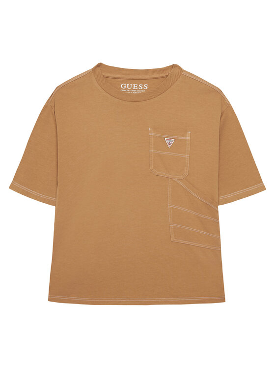 Guess Guess Camiseta L6RI07 K8HM4 Beis Regular Fit