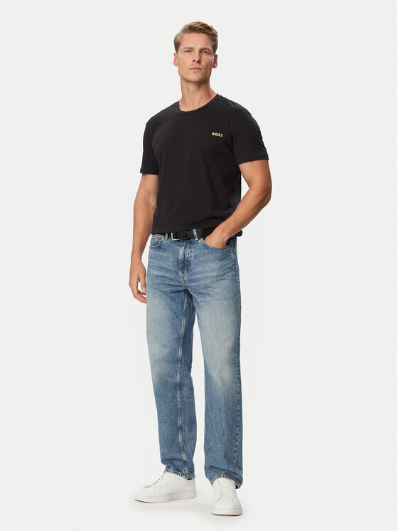 BOSS BOSS Camiseta 50484328 Negro Regular Fit