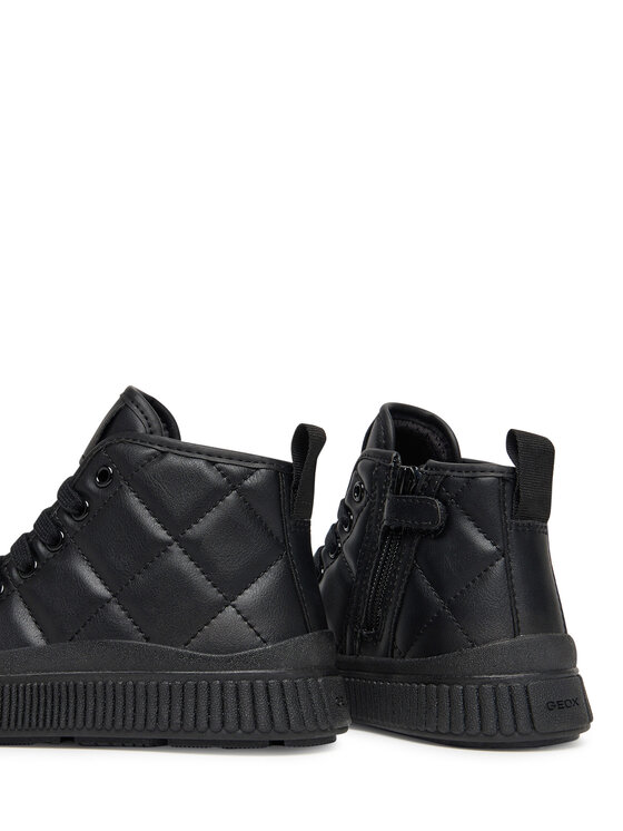 Geox Sneakersy Geox J Laquinny J56M3F 000BC C9999 S Čierna