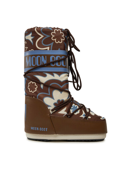 Cizme de zăpadă Moon Boot Mb Icon Flower 80D1402940 Maro | Epantofi.ro