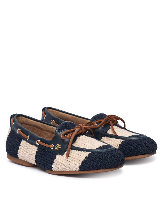 Tommy Hilfiger Mokasīni Tommy Hilfiger Th Flex FW0FW09506 Tumši zils