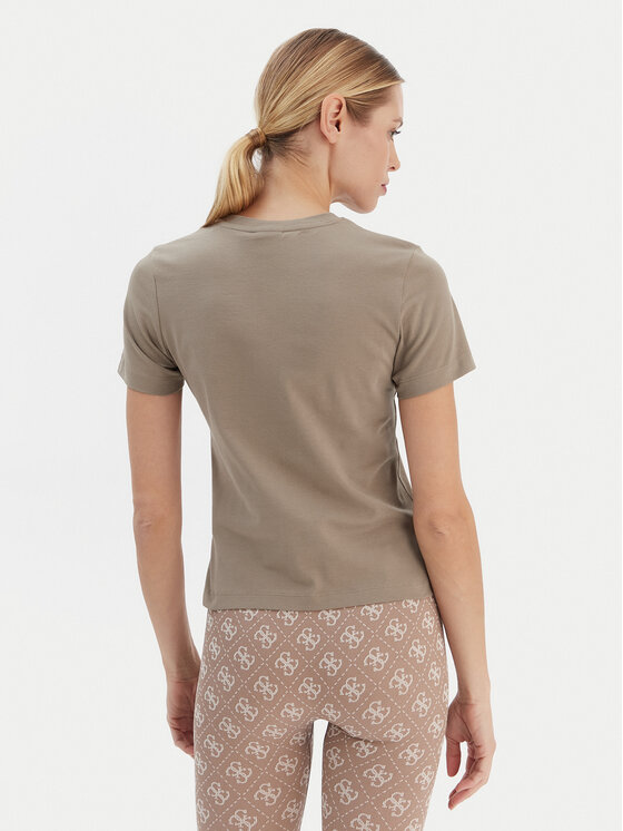 Guess Guess Camiseta V6RI02 J1314 Beis Regular Fit