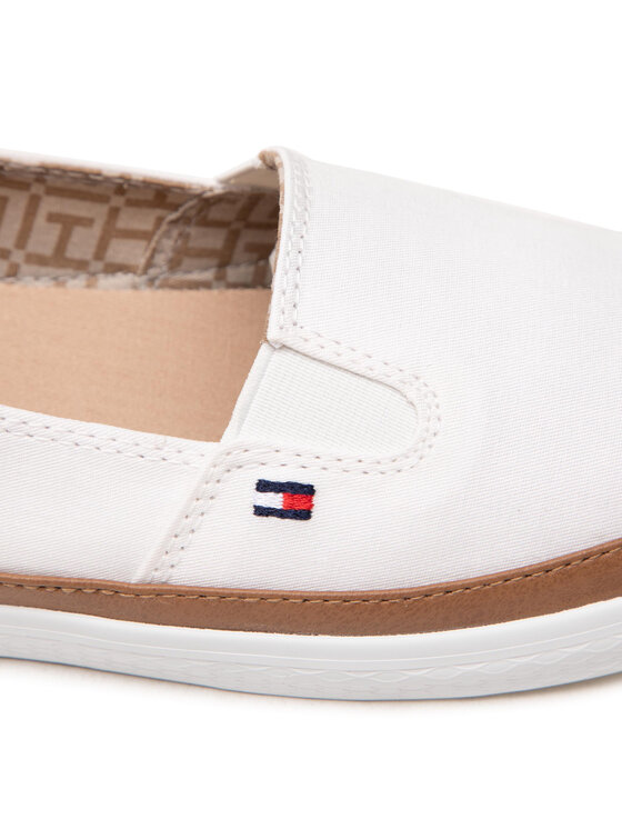 Tommy Hilfiger Πάνινα παπούτσια Tommy Hilfiger Iconic Kesha Slip On FW0FW01656 Λευκό