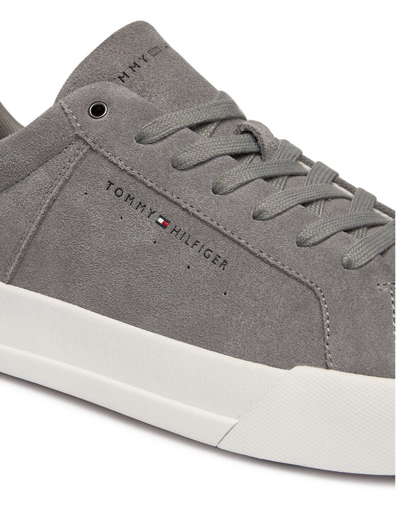 Tommy Hilfiger Sneakers Tommy Hilfiger Th Court Suede FM0FM05824 Grigio