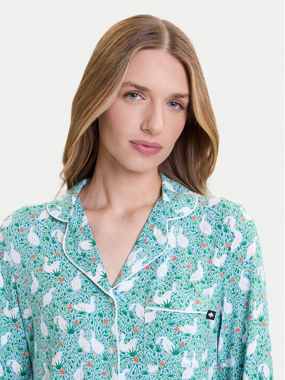 Kate Spade Kate Spade Піжама KSI82756 Зелений Relaxed Fit