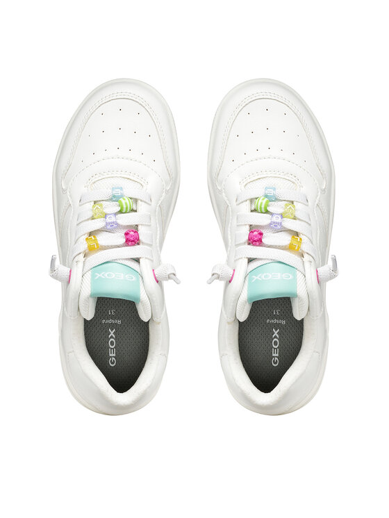 Geox Tenisice Geox J Washiba Girl J45HXD 000BC C0653 D Bijela
