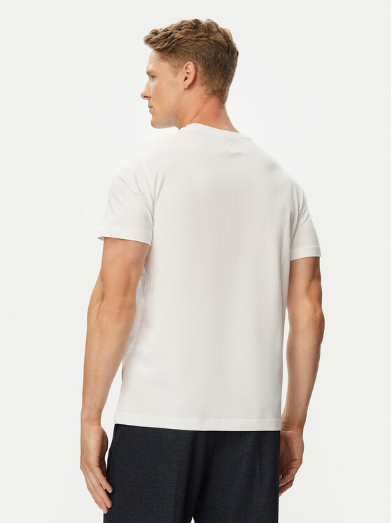 Beverly Hills Polo Club Beverly Hills Polo Club Majica P-SS26M-TS41740 Bela Regular Fit