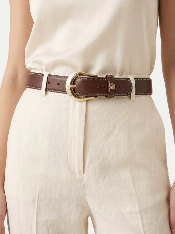 Beverly Hills Polo Club Ζώνη Beverly Hills Polo Club CEO-BHPC-W2-001-SS26 Καφέ