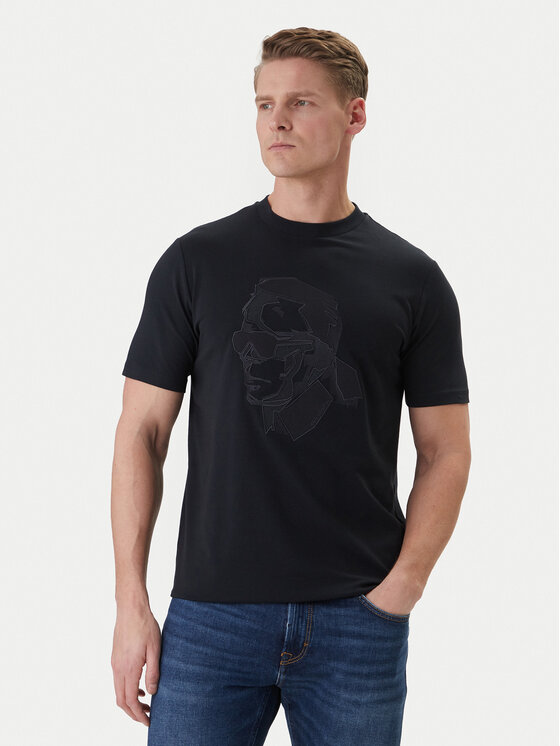 KARL LAGERFELD KARL LAGERFELD Camiseta 755036 562221 Azul marino Loose Fit