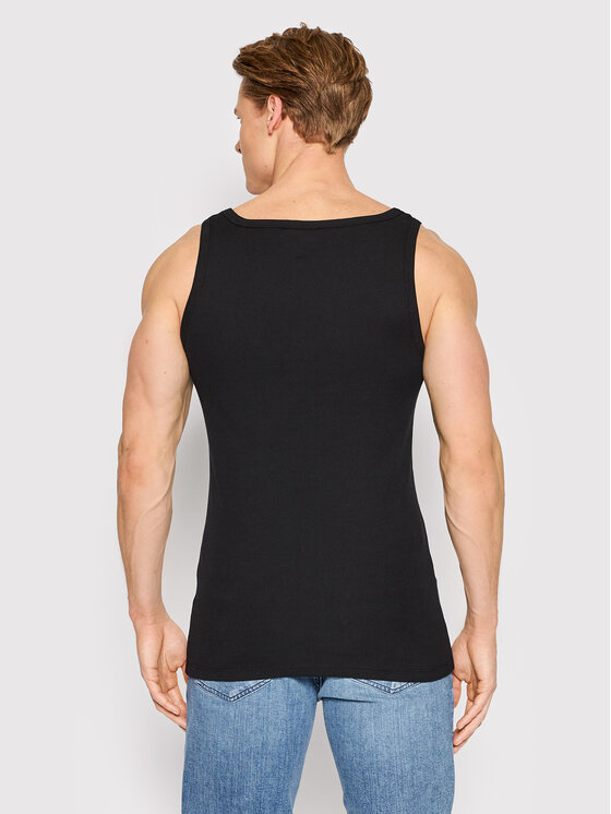 HUGO HUGO Berankovių marškinėlių komplektas 50469778 Juoda Slim Fit