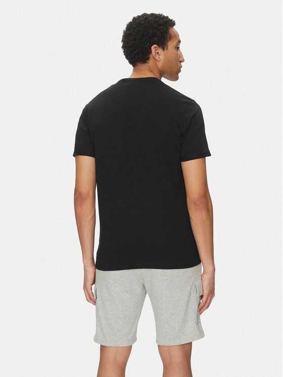 INDICODE INDICODE Футболка Inandorra 41-104 Чорний Regular Fit