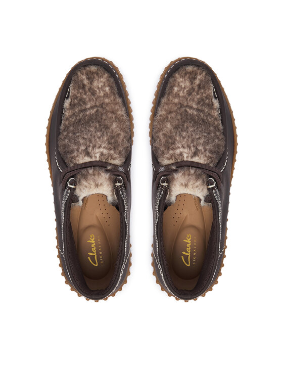 Clarks Черевики Clarks Torhill Moss 26327772 Коричневий
