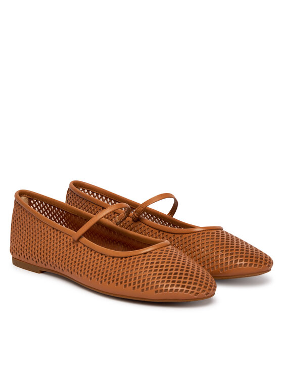 LAUREN RALPH LAUREN Balerinke LAUREN RALPH LAUREN Jayna 802P04176006 Rjava