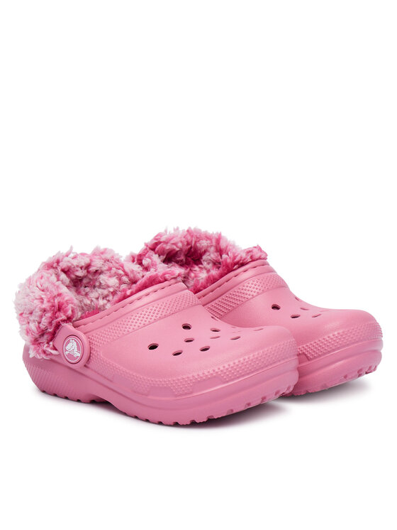 Crocs Nazouváky Crocs Classic Fleece Lined Clog T 212857 Růžová