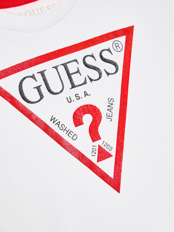 Guess Guess T-Shirt L73I55 K8HM0 Λευκό Regular Fit