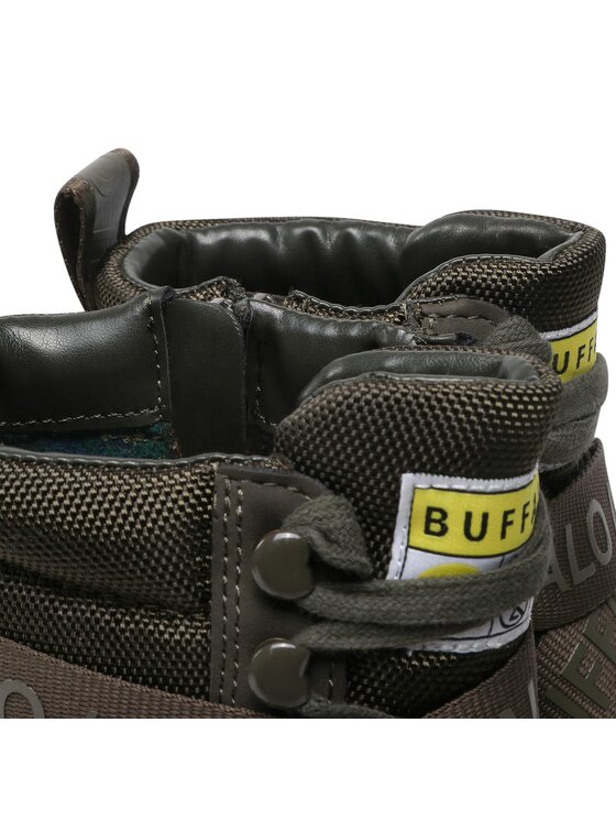 Buffalo Šnurovacia obuv Buffalo Aspha Com1 Laceup Mi BN1622160 Kaki