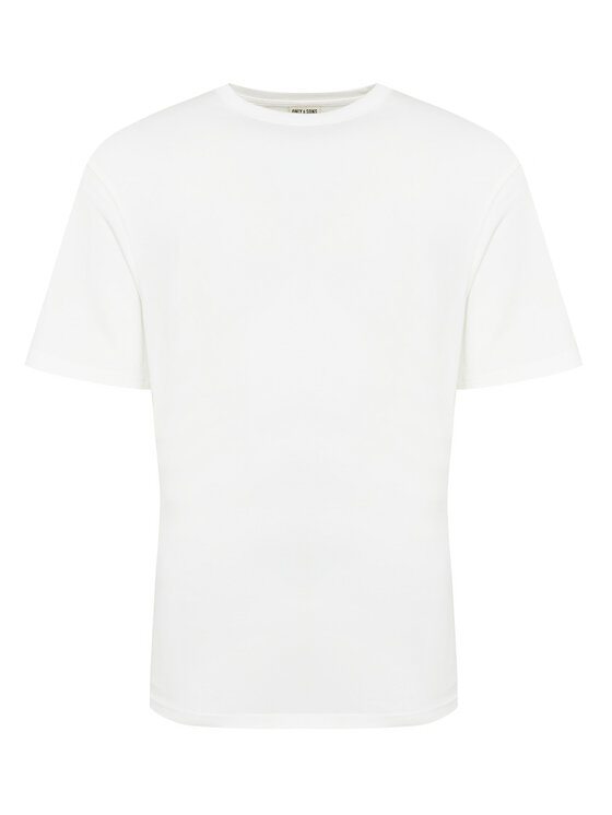 Only & Sons Only & Sons Комплект футболок Jeff 22034550 Білий Relaxed Fit