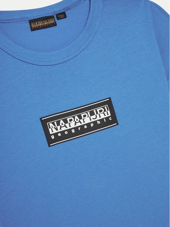 Napapijri Napapijri Футболка Chamois NP0A4ILE D Голубий Regular Fit