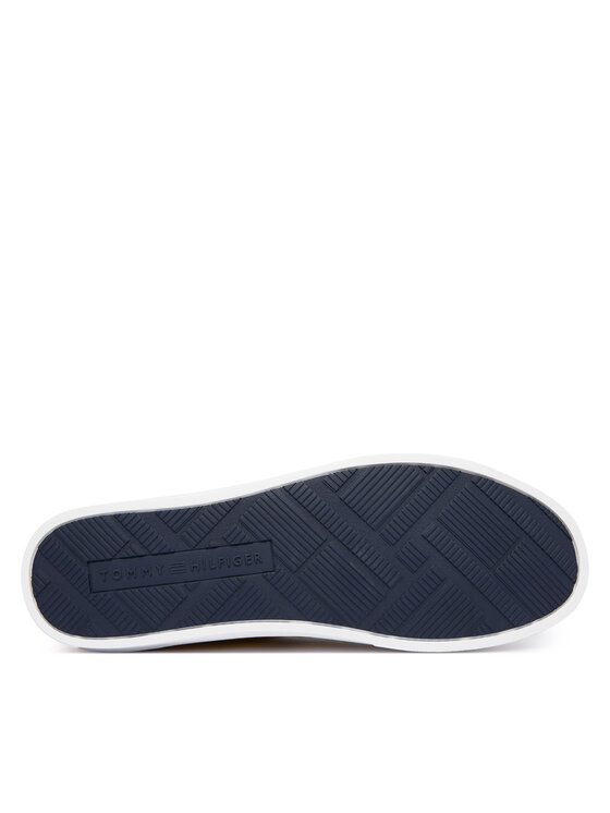 Tommy Hilfiger Tenisky Tommy Hilfiger Th Vulc Cup Long Lace Canvas FM0FM05874 Žltá