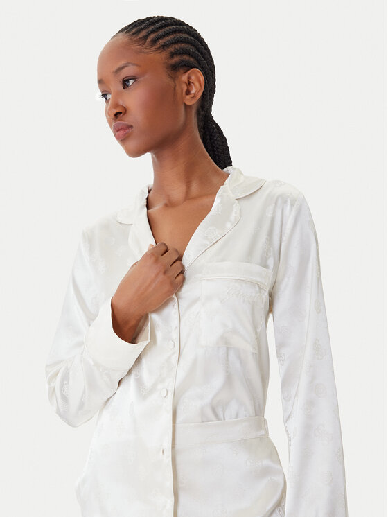 Guess Guess Pijama O5BX05 W4732 Écru Regular Fit
