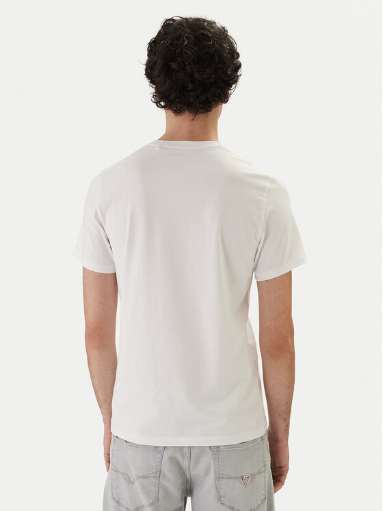 Guess Guess Camiseta M4GI70 KC9X0 Blanco Slim Fit