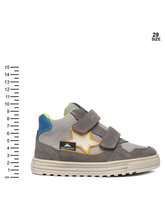 Naturino Sneakersy Naturino Hess 3 Vl Wp. 2018595-02-1B06 S Sivá