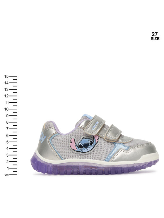 Geox Sneakers Geox B Lightyloo Girl B6561C 0AJAS C1316 Argento