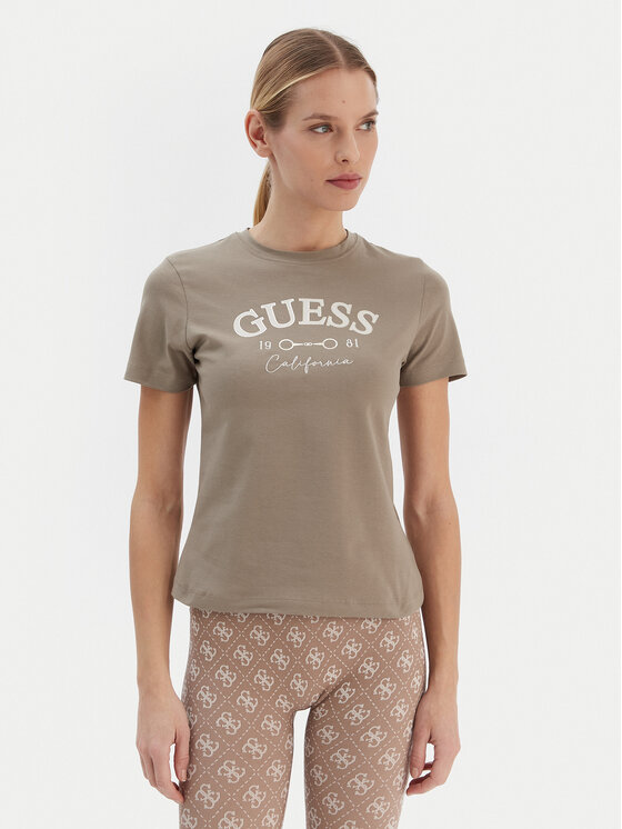 Guess Guess Футболка V6RI02 J1314 Бежевий Regular Fit