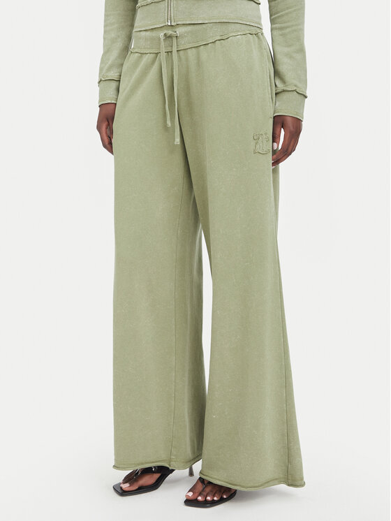 Juicy Couture Juicy Couture Pantalones de chándal JCWBJ226321 Caqui Relaxed Fit