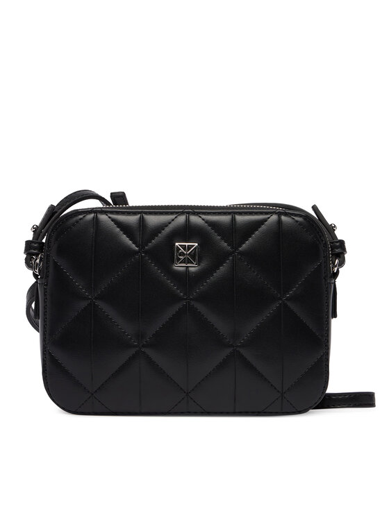 Calvin Klein Torebka Calvin Klein Quilted Double Zip Camera Bag LV04F3328G Czarny