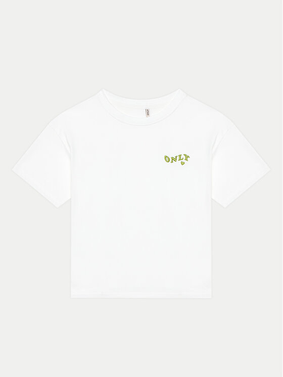 Kids ONLY Kids ONLY Póló Maiken 15313877 Fehér Regular Fit