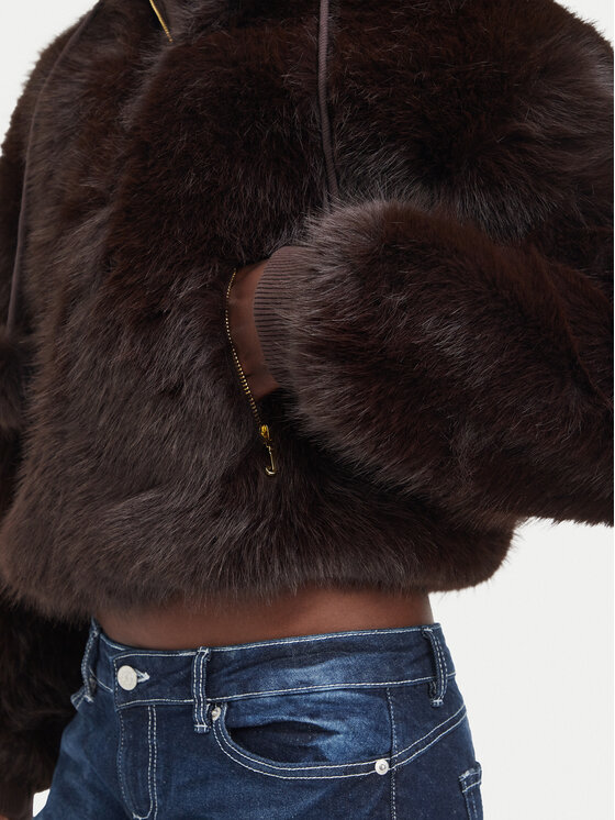 Juicy Couture Juicy Couture Шуба JCXIJ126509 Темно-коричневий Regular Fit