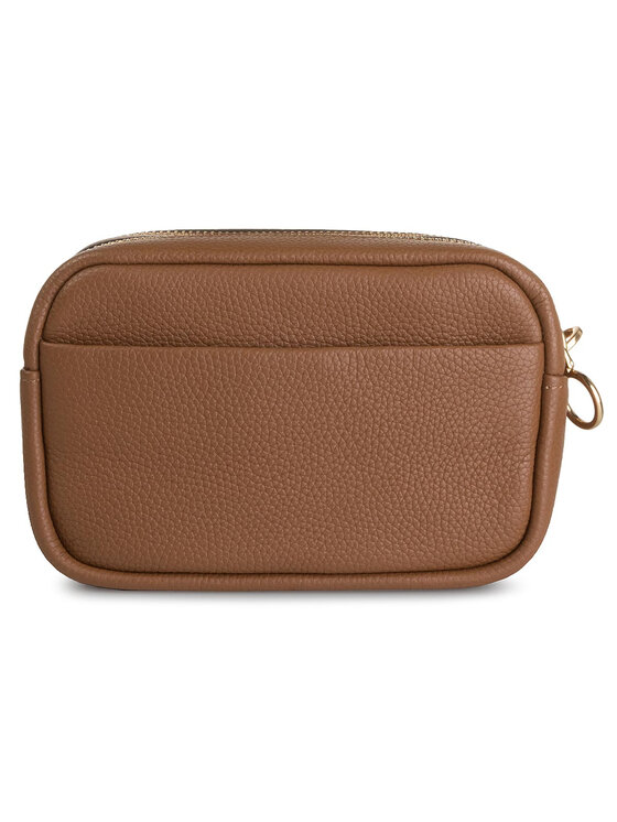 Tory Burch Ročna torba Tory Burch Perry Bombe Mini 55691 Rjava