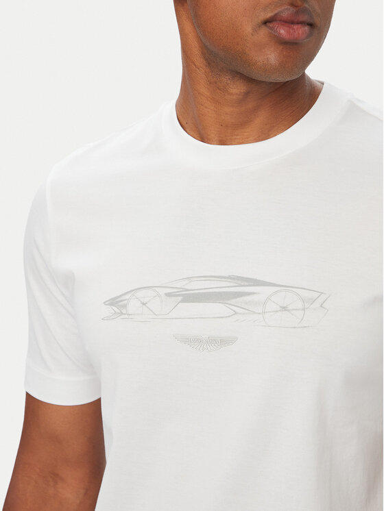 BOSS BOSS Camiseta C-Taut 181 50570435 Blanco Regular Fit