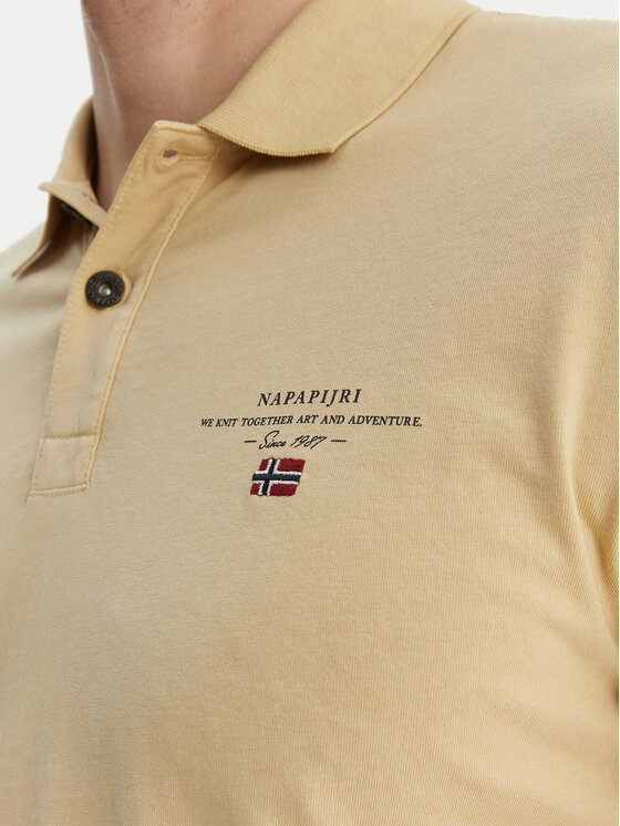 Napapijri Napapijri Polo Elbas NP0A4GB4 Beis Regular Fit
