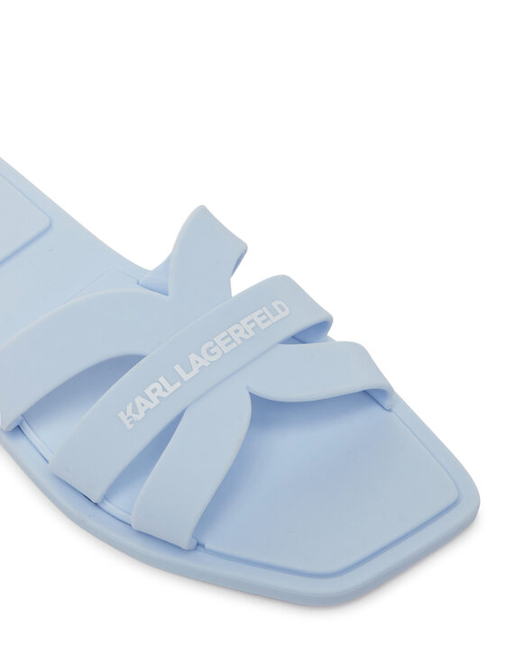 KARL LAGERFELD Шльопанці KARL LAGERFELD Jelly IV KL80025 Блакитний