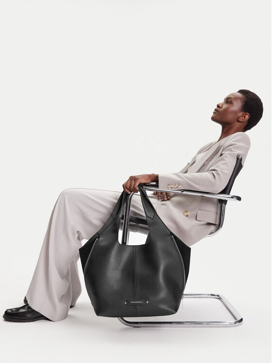 KARL LAGERFELD Torbica KARL LAGERFELD A3W30080 Crna