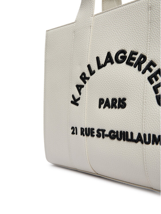 KARL LAGERFELD Kabelka KARL LAGERFELD B1W30041 Biela
