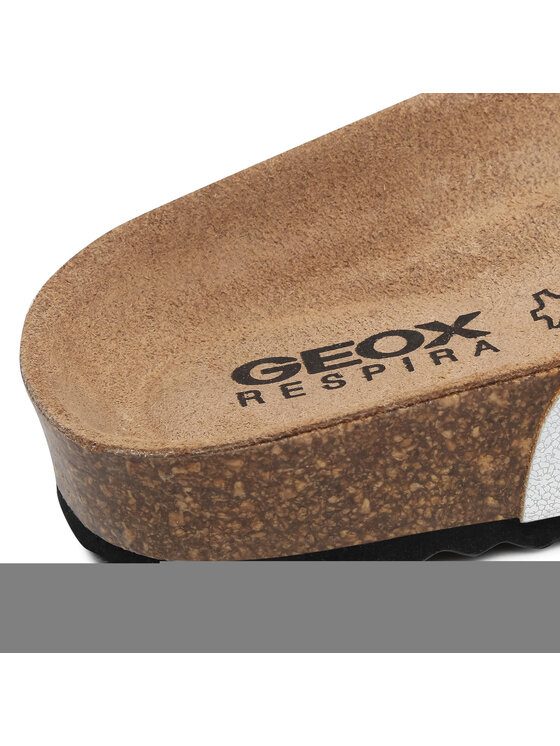 Geox Pantoletten Geox D Brionia A D15LSA 000CF C1007 Silberfarben
