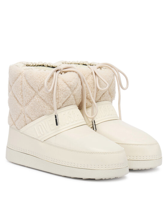 LOVE MOSCHINO Śniegowce LOVE MOSCHINO JA24412G0NISJ Écru