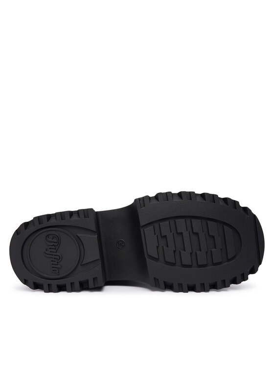 Buffalo Īsie zābaki Buffalo Bravr Biker Lo 1220067 Melns