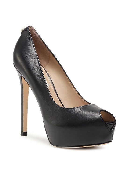 Guess Туфлі на шпильці Guess Giorgia FL7GIA LEA07 Чорний